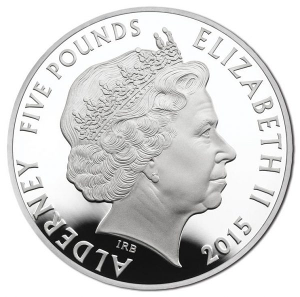 2015 150th Anniversary of the Salvation Army £5 Alderney Silver Proof Coin - Image 3