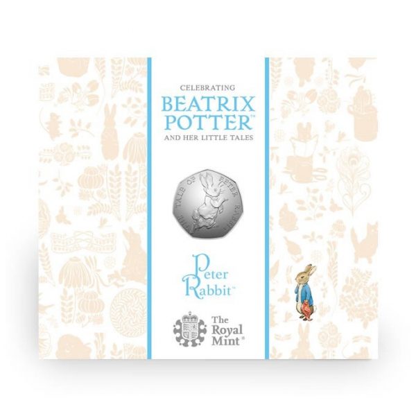 2017 50p Peter Rabbit BU