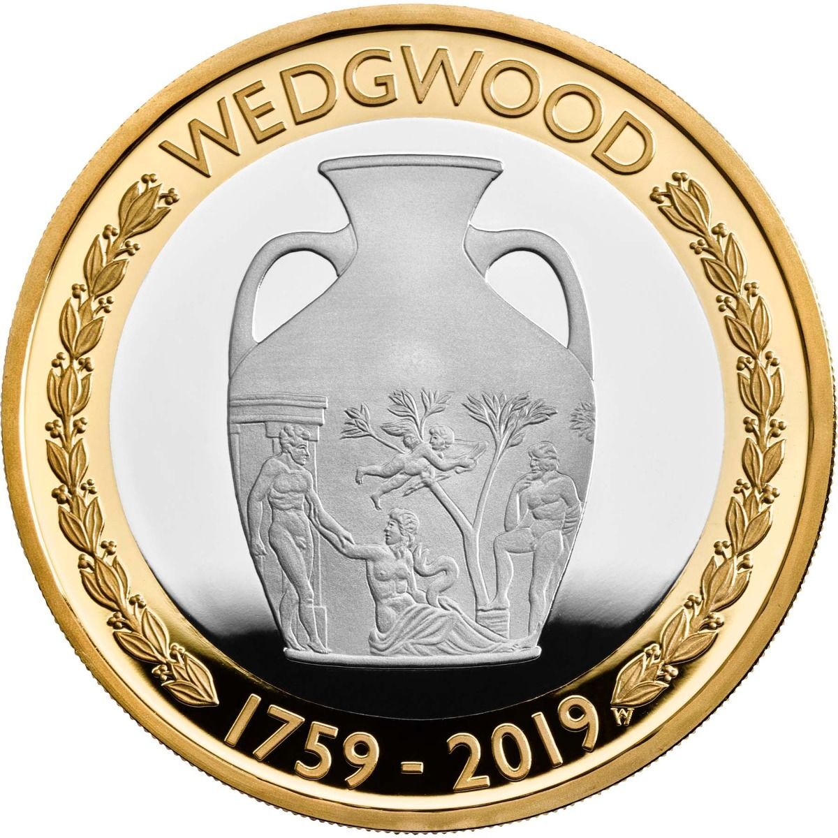 2019 £2 Wedgwood 260th Anniversary Silver Proof Coin – CoinTrader.com.au