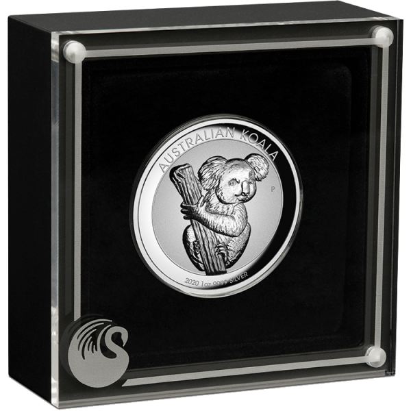 2020 $1 Australian Koala Incused 1oz Silver Proof Coin - Image 4