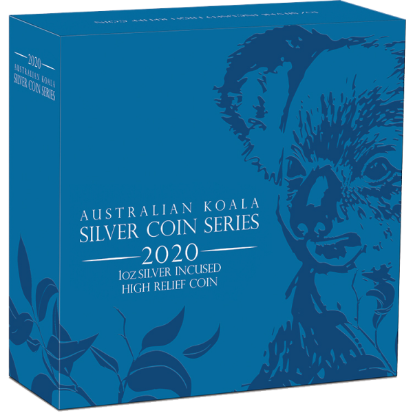 2020 $1 Australian Koala Incused 1oz Silver Proof Coin - Image 5