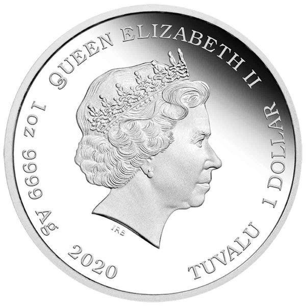 2020 $1 Emoji™ Celebration 1oz Silver Proof Coin - Image 5