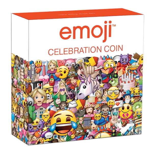 2020 $1 Emoji™ Celebration 1oz Silver Proof Coin - Image 3