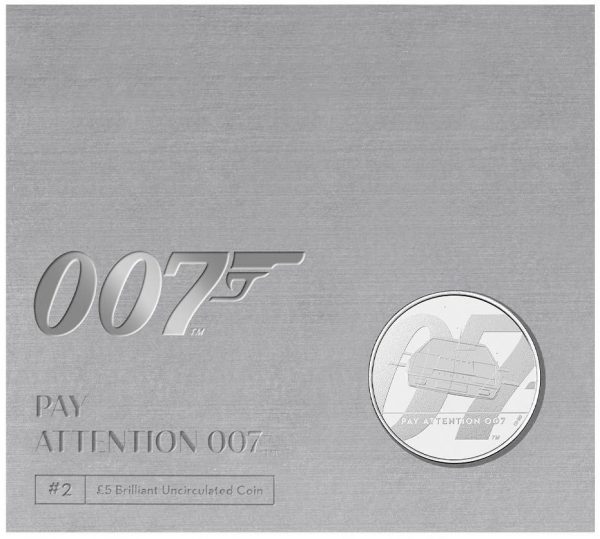 2020 £2 James Bond Lotus Submarine Brilliant UNC