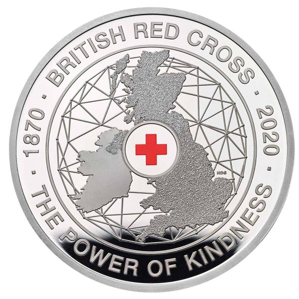 2020 £5 150th Anniversary of the British Red Cross Silver Proof Coin - Image 2