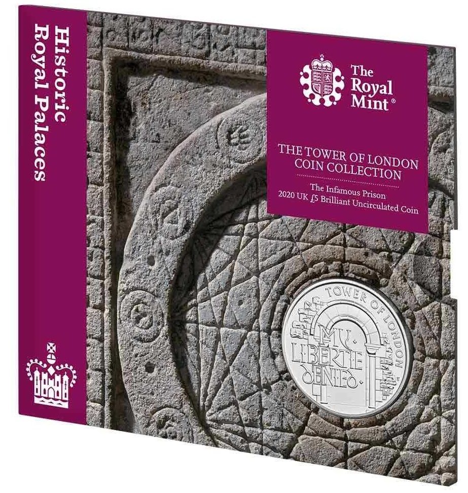 2020 £5 Tower of London – The Infamous Prison Brilliant UNC Coin