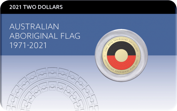 2021 $2 Australian Aboriginal Flag Coin Pack - Image 2