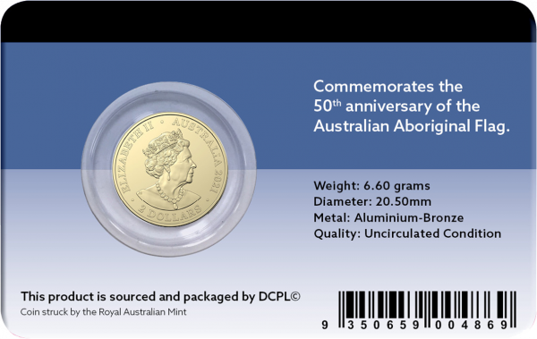 2021 $2 Australian Aboriginal Flag Coin Pack - Image 3