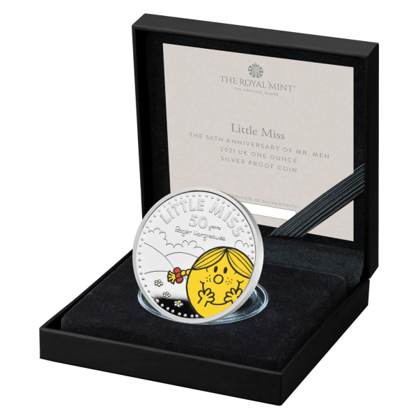 2021 £2 Little Miss Sunshine 1oz Silver Proof - Image 3