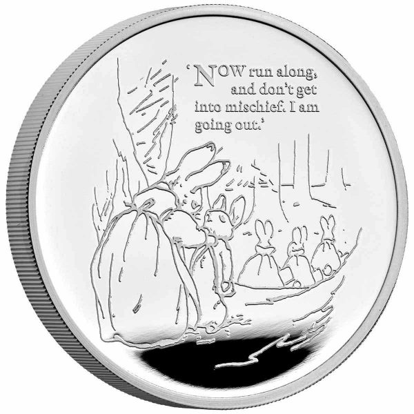 2021 £2 The Tale of Peter Rabbit Silver Proof Coin - Image 2