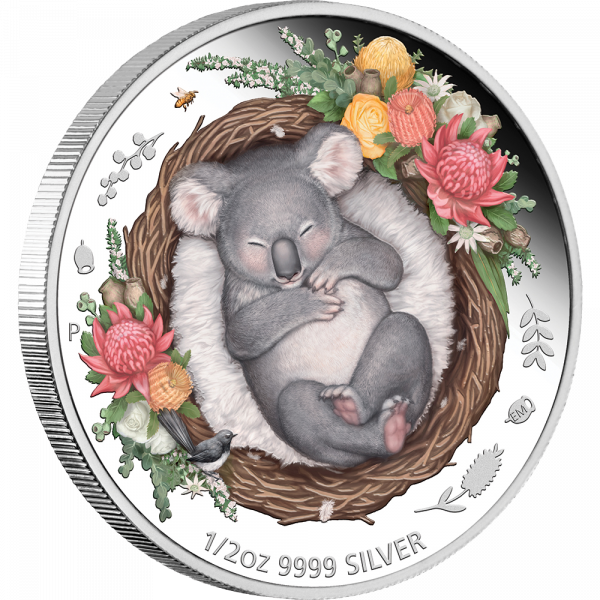 2021 Dreaming Downunder - Koala 1/2oz Silver Coloured Proof Coin Limited to only 5,000 - Image 2