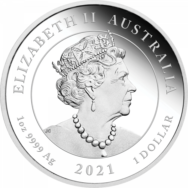 2021 Quokka Coloured Silver Proof - Image 3