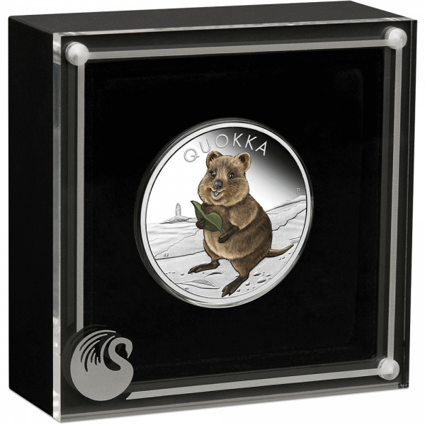 2021 Quokka Coloured Silver Proof - Image 4