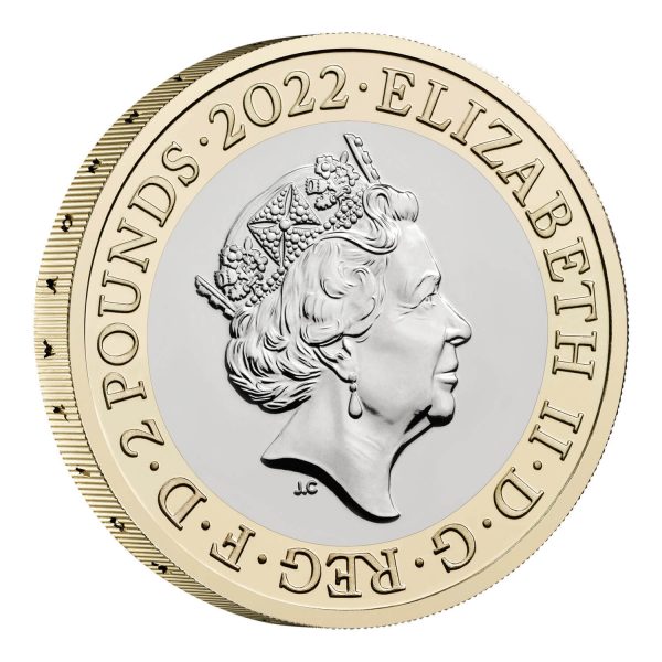 2022 £2 Alexander Graham Bell BUNC Coin - Image 3