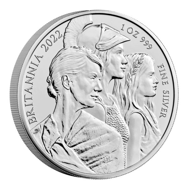 2022 £2 The Britannia 1oz Silver Brilliant UNC Exclusive Range - Image 2