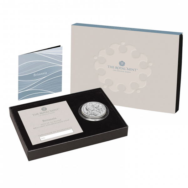 2022 £2 The Britannia 1oz Silver Brilliant UNC Exclusive Range - Image 4