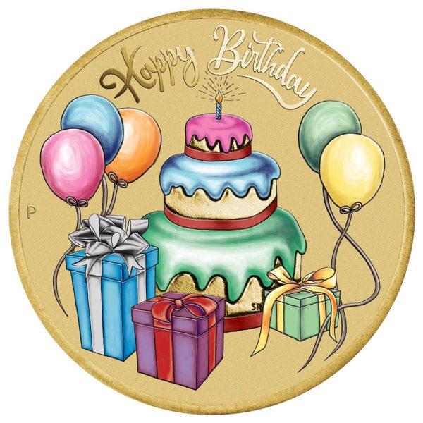 2023 Perth Mint Happy Birthday Stamp and Coin Cover PNC - Image 3