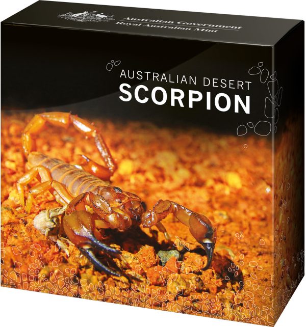 2023 $5 1 oz Coloured Fine Silver Proof Coin - Australia's Most Dangerous Desert Scorpion - Image 4