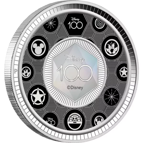 2023 Disney 100th Anniversary 1/2oz Silver Proof Coloured Coin Mintage only 2000